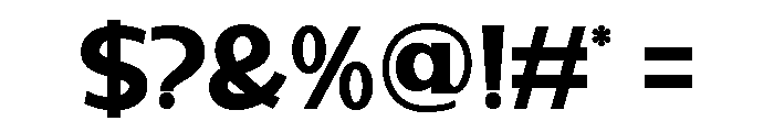 Benova Extra Light Font OTHER CHARS