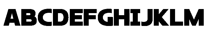Benova-ExtraBold Font UPPERCASE