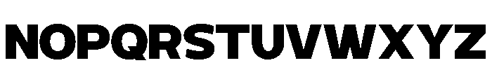 Benova-ExtraBold Font UPPERCASE