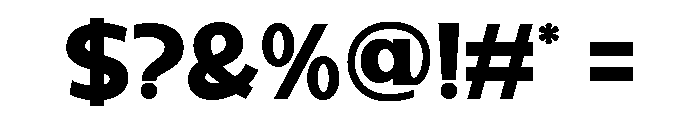 Benova-Regular Font OTHER CHARS