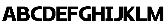 Benova-Regular Font UPPERCASE
