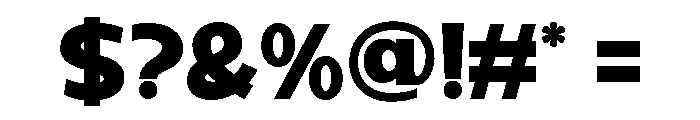 Benova-SemiBold Font OTHER CHARS