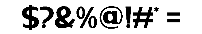 Benova-Thin Font OTHER CHARS