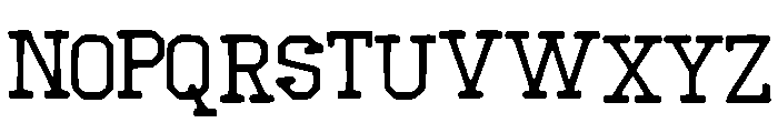Benson Font UPPERCASE