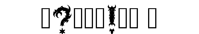 Benue Regular Font OTHER CHARS