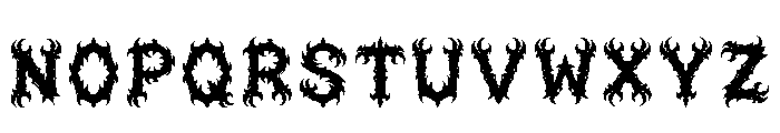 Benue Regular Font UPPERCASE