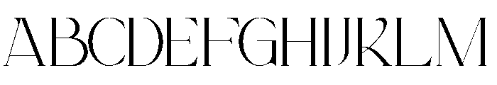 Beonde Elegance Font UPPERCASE