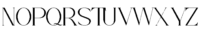 Beonde Elegance Font UPPERCASE
