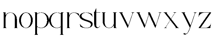 Beonde Elegance Font LOWERCASE