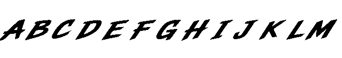 BeoszeTramx-Regular Font UPPERCASE