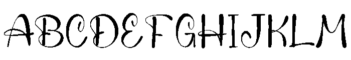 Berdigs Regular Font UPPERCASE