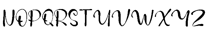 Berdigs Regular Font UPPERCASE