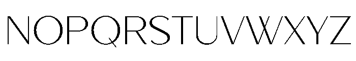 Bereft Regular Font UPPERCASE