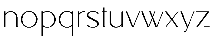 Bereft Regular Font LOWERCASE
