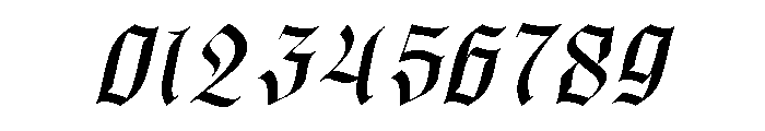 Berga Mont Regular Font OTHER CHARS