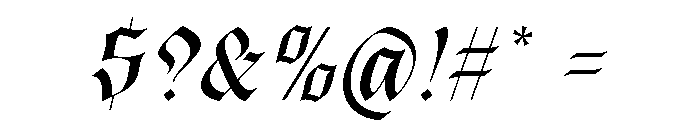 Berga Mont Regular Font OTHER CHARS