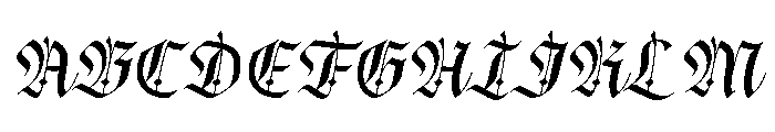Berga Mont Regular Font UPPERCASE