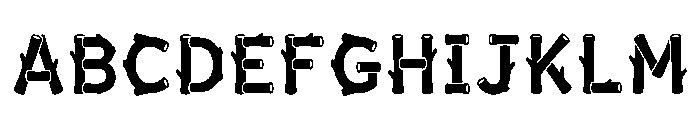 Berge Regular Font UPPERCASE