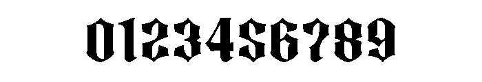 Bergham Black Regular Font OTHER CHARS