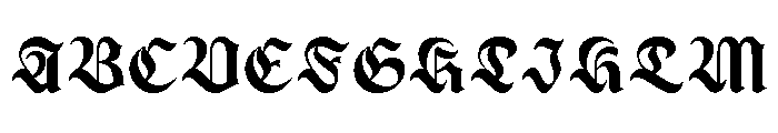 Bergham Black Regular Font UPPERCASE