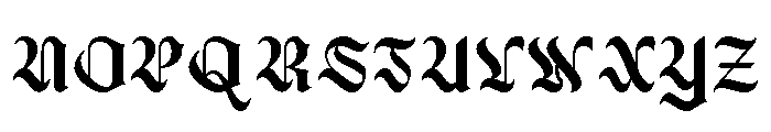 Bergham Black Regular Font UPPERCASE