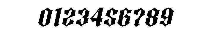 Bergham BlackItalic Font OTHER CHARS