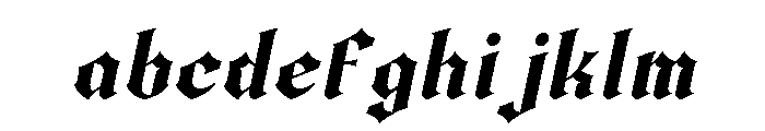 Bergham BlackItalic FONT