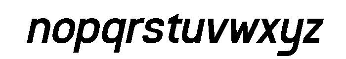 Bergham Italic Font LOWERCASE
