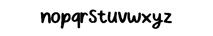 Berkeley Handwriting Regular Font LOWERCASE