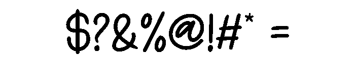 Berlien Cupcake Font OTHER CHARS