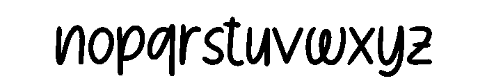 Berlien Cupcake Font LOWERCASE