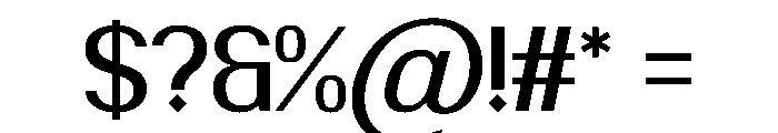 Berlind Brights Regular Font OTHER CHARS