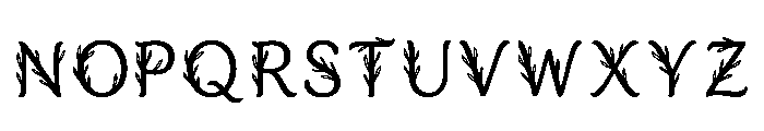 Berne Regular Font UPPERCASE
