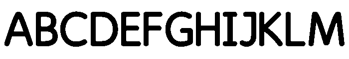 Berneo Font UPPERCASE