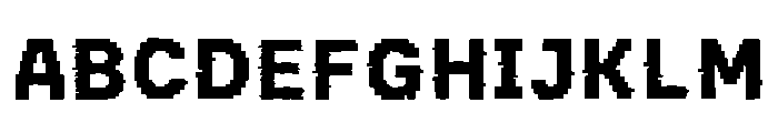 Bernie Regular Font UPPERCASE