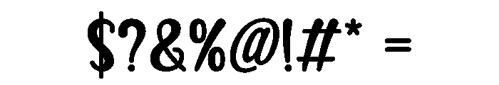 Berry Bloom Font OTHER CHARS