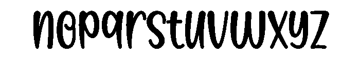 Berry Bloom Font LOWERCASE