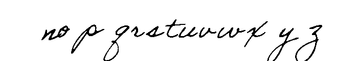 Berry Doodle Script Bold Font LOWERCASE