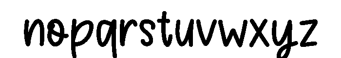 Berry Dream Font LOWERCASE
