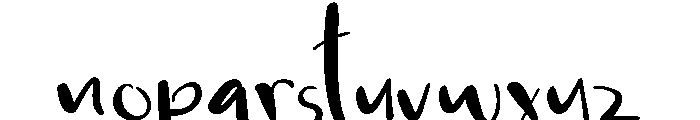 Berry Jam Font LOWERCASE
