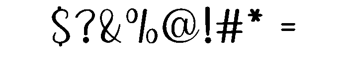 Berry Smoothie Font OTHER CHARS