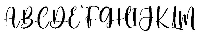 Berry Smoothie Font UPPERCASE