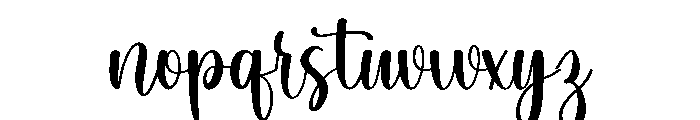 Berry Smoothie Font LOWERCASE