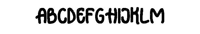Berry brown Font UPPERCASE