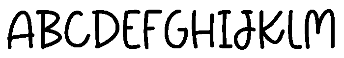 Berry cream Font UPPERCASE