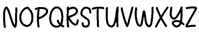 Berry cream Font UPPERCASE