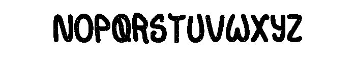 Berry pink Font UPPERCASE