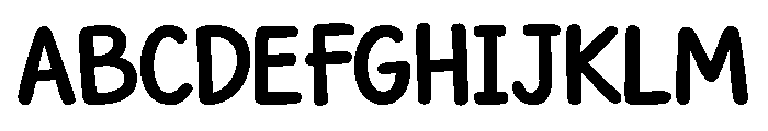 Berry the Hamster Font UPPERCASE