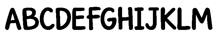 BerrytheHamster Font UPPERCASE