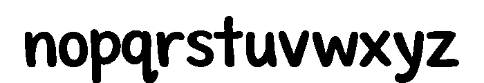 BerrytheHamster Font LOWERCASE